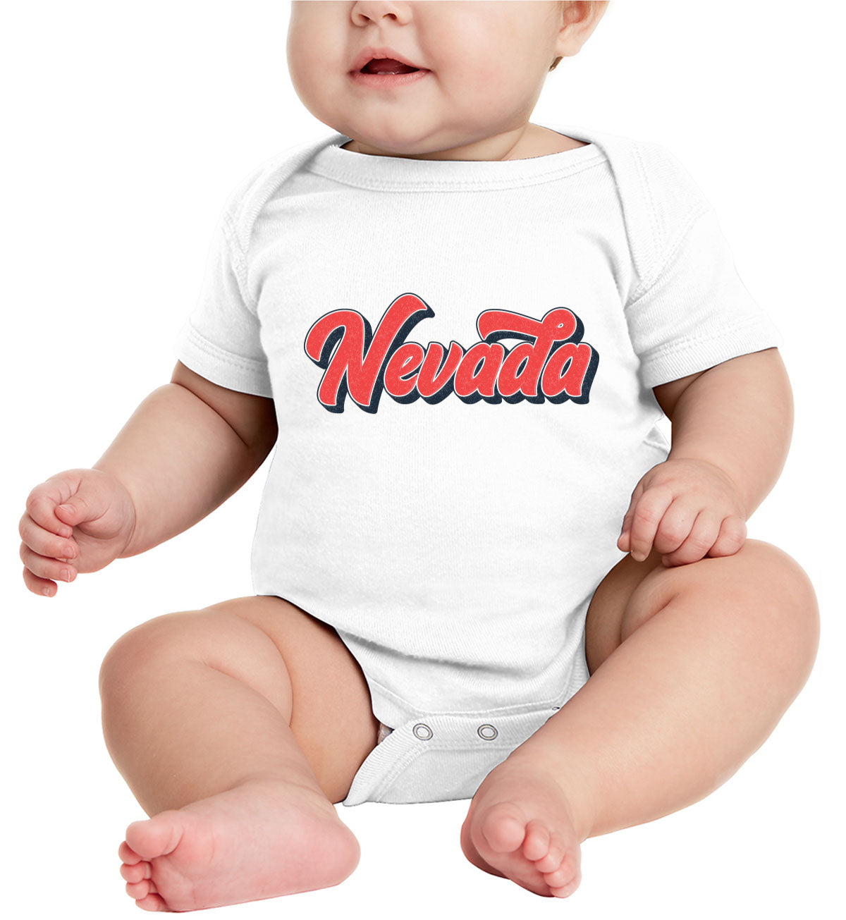 Nevada Vintage Typography Baby Onesie