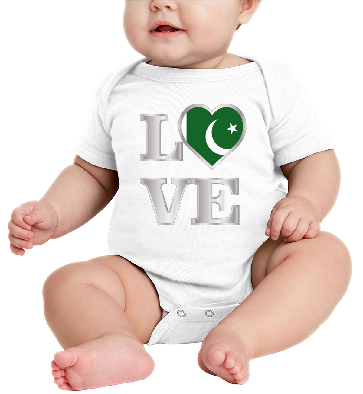 Pakistan Love Baby Onesie