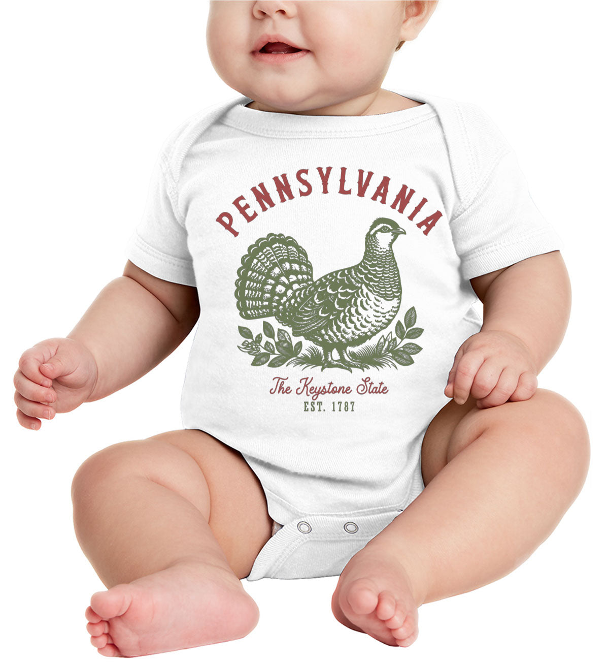 Pennsylvania State Vintage Baby Onesie