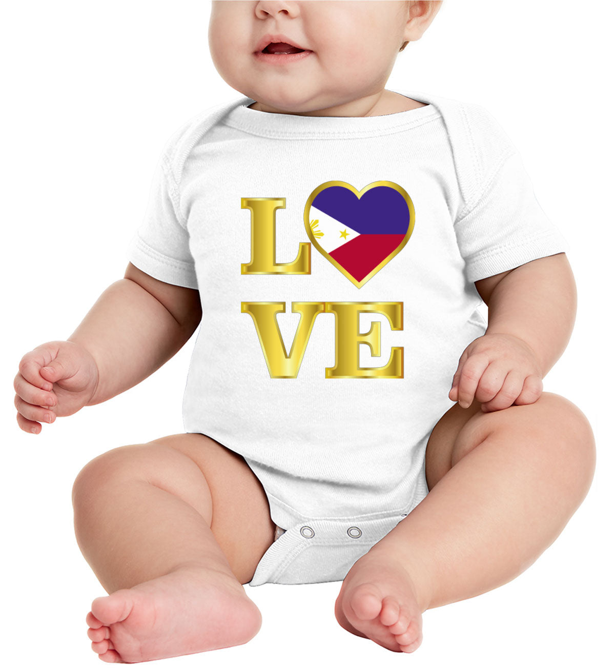 Philippines Love Baby Onesie