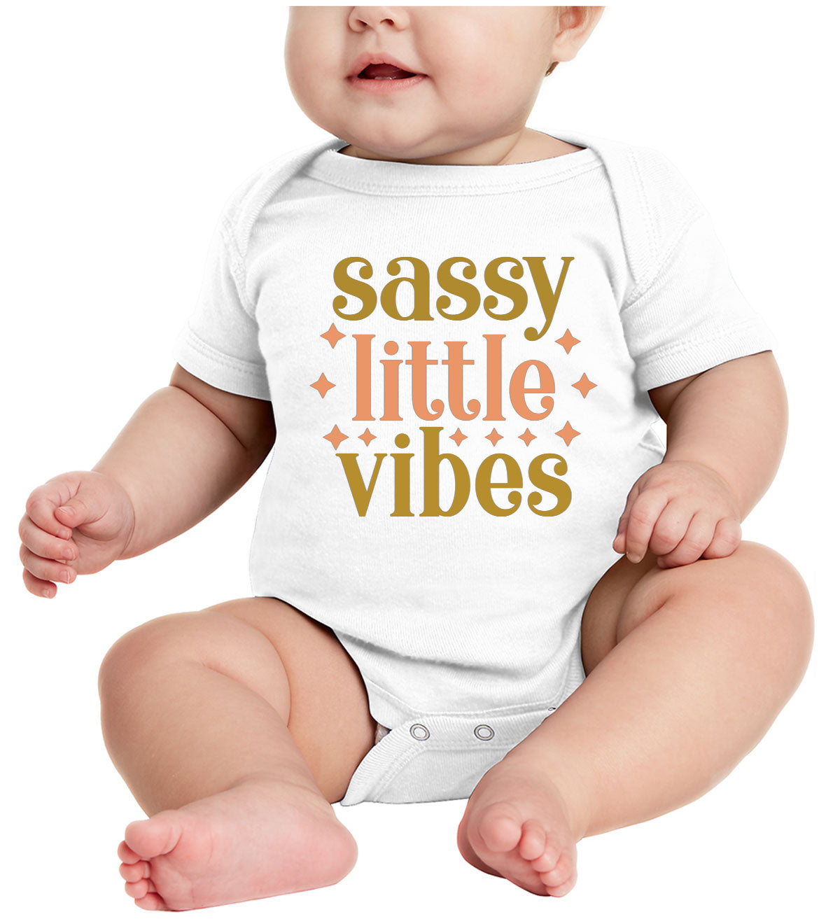 Sassy Little Vibes Baby Onesie