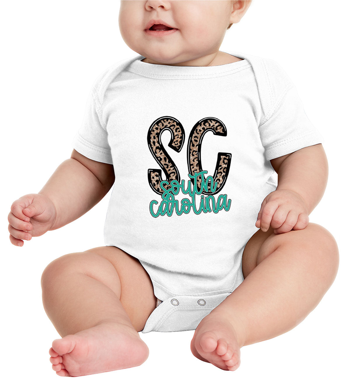 South Carolina State Abbreviation Baby Onesie