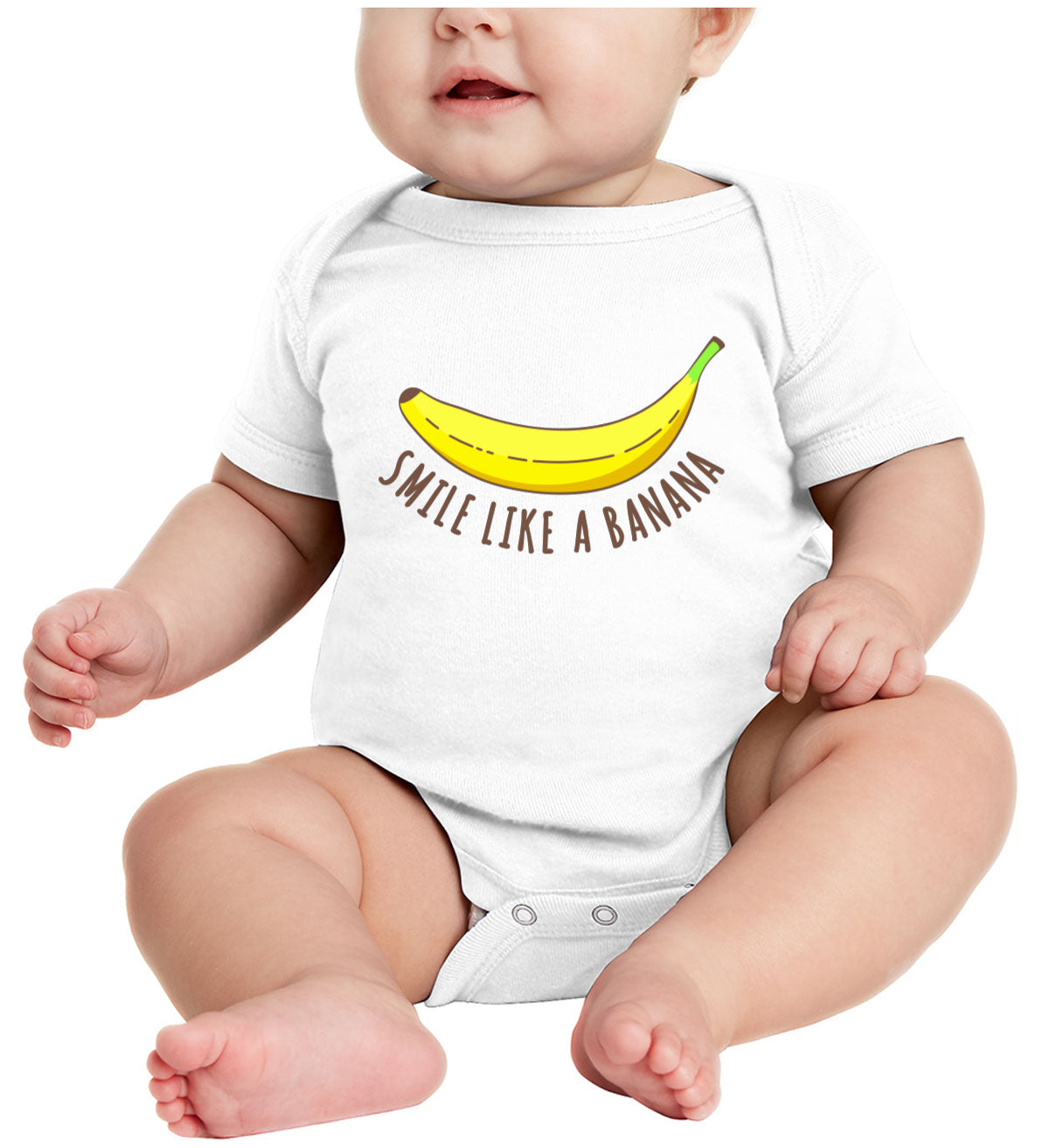 Smile Like A Banana Baby Onesie