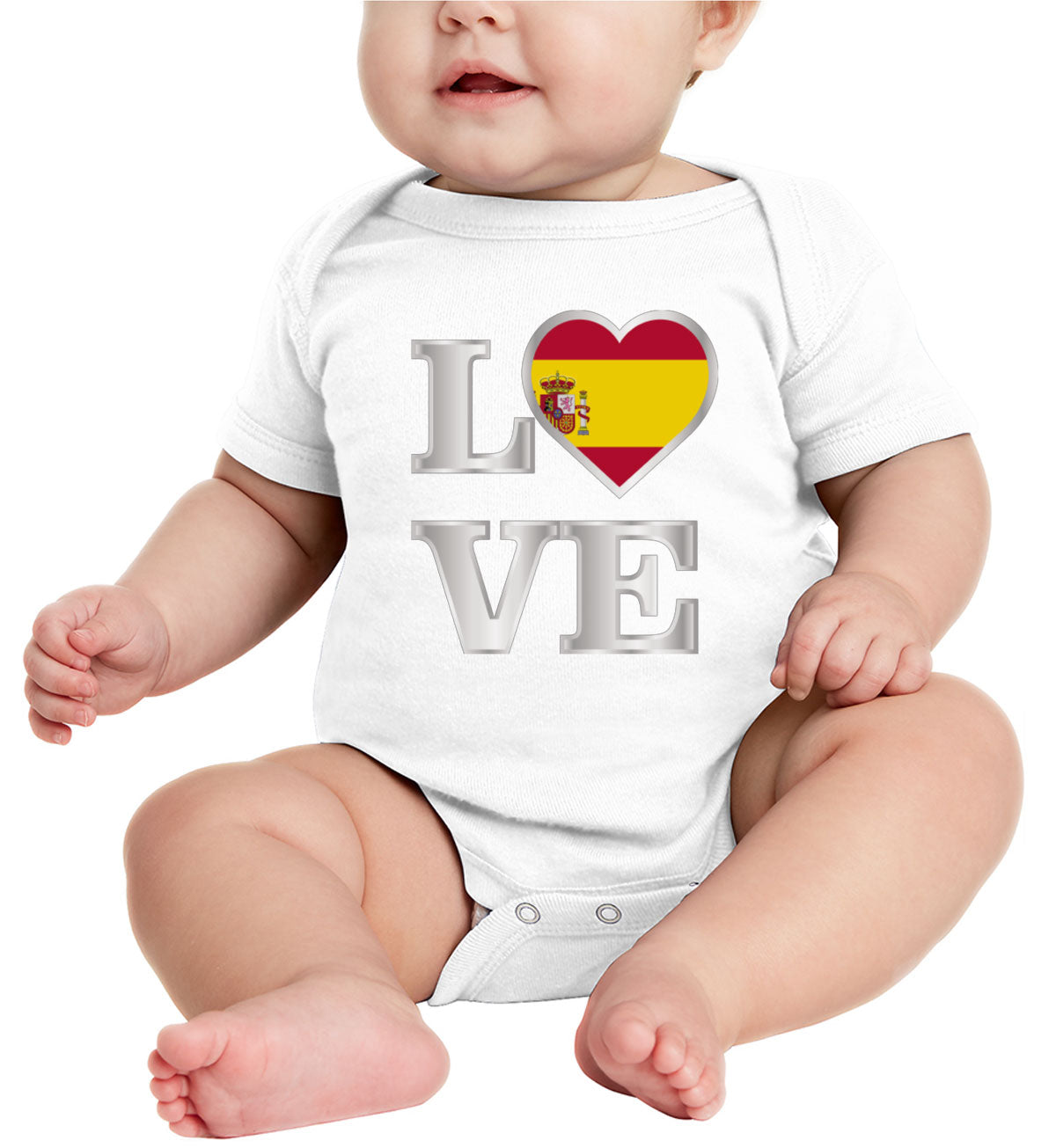 Spain Love Baby Onesie