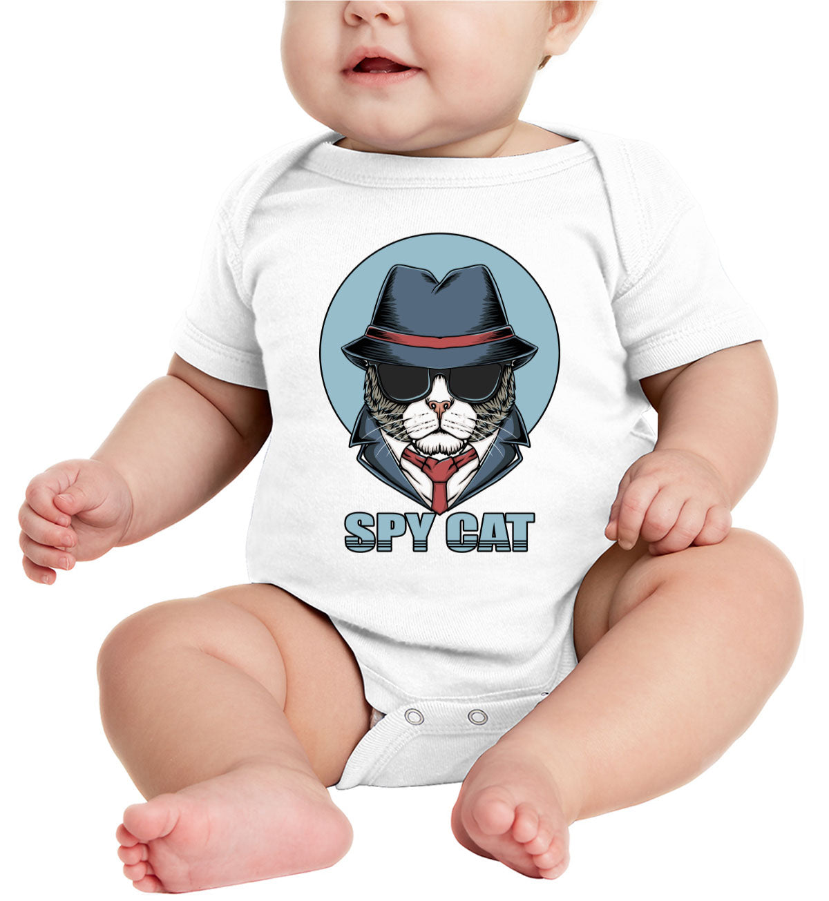 Spy Cat Baby Onesie