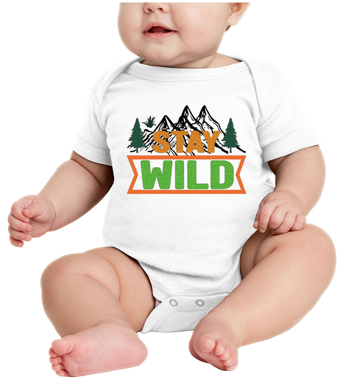 Stay Wild Camp Baby Onesie