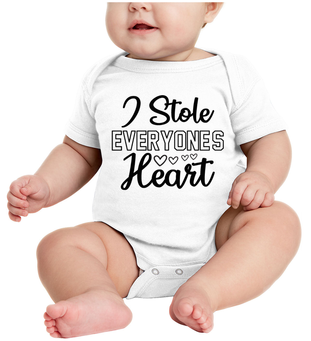 I Stole Everyones Heart Baby Onesie