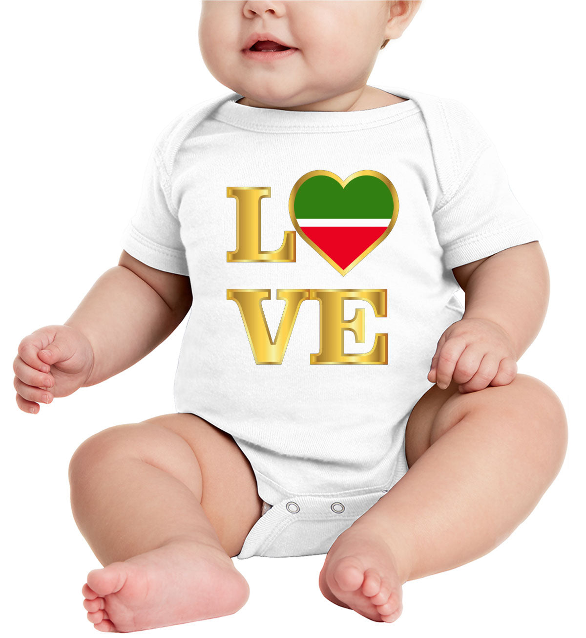 Tatarstan Love Baby Onesie