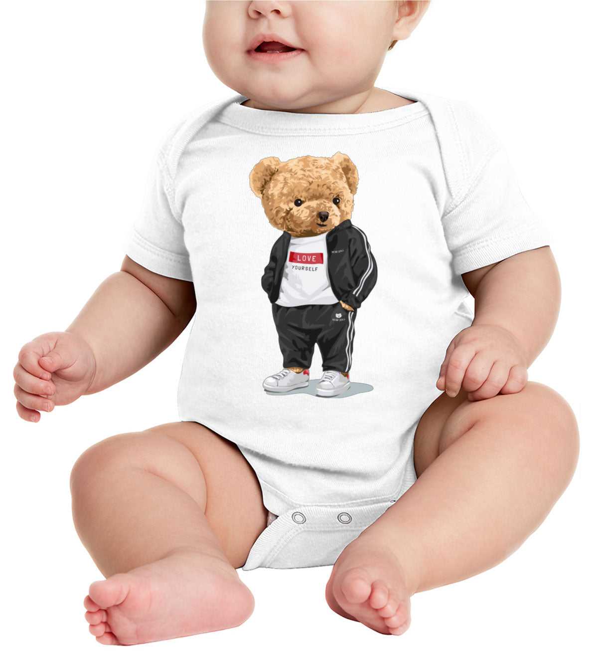 Teddy Bear Love Baby Onesie