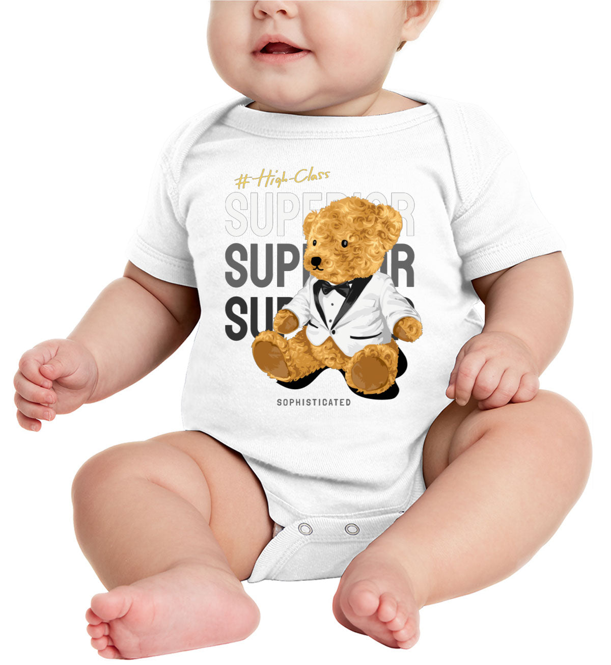 Teddy Bear Superior Baby Onesie