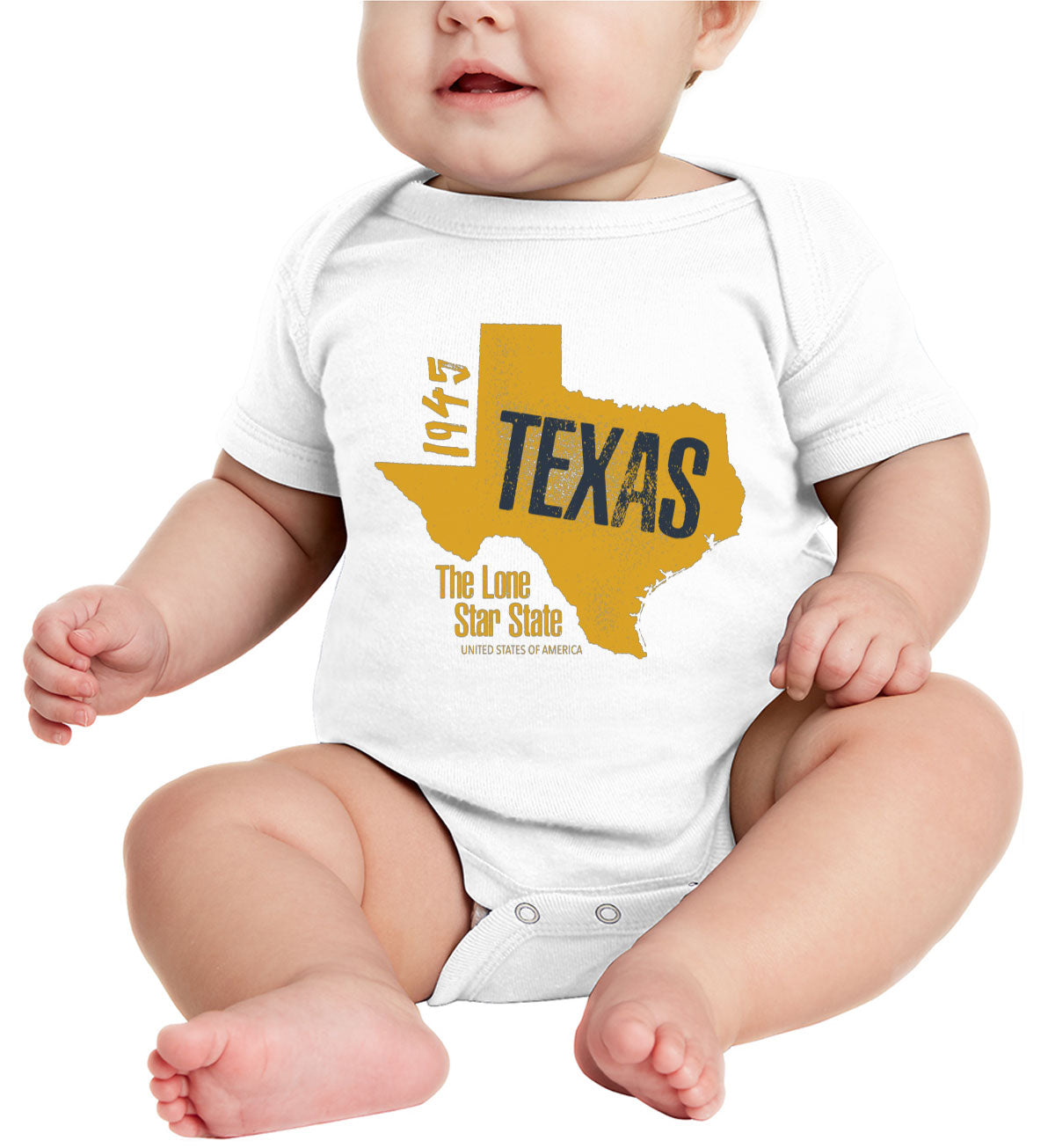 Texas The Lone Star State Baby Onesie