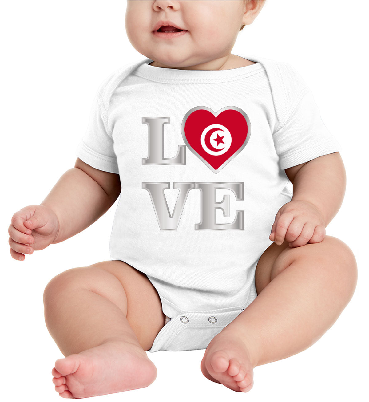 Tunisia Love Baby Onesie