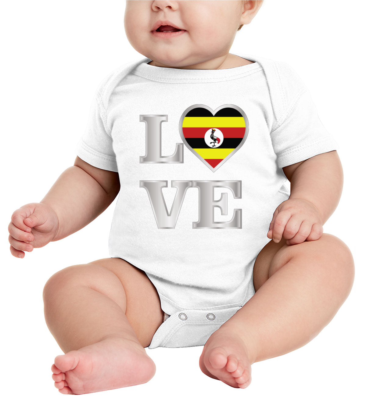 Uganda Love Baby Onesie