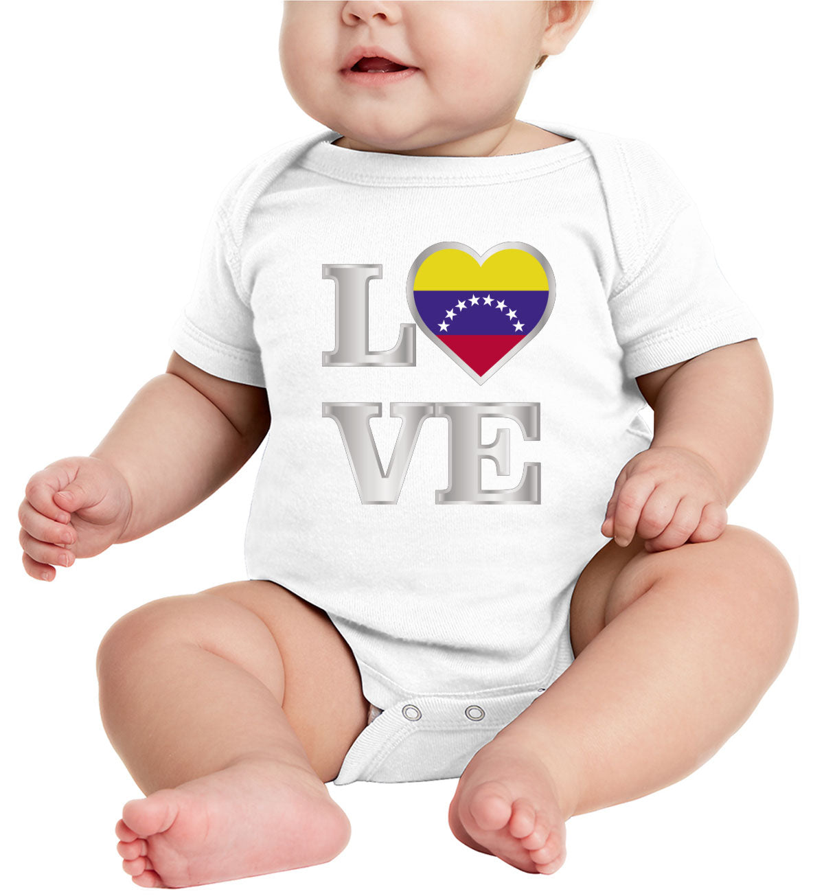 Venezuela Love Baby Onesie