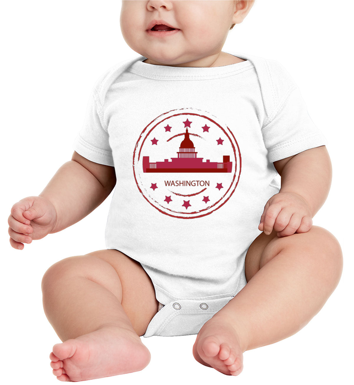 Washington Stamp Baby Onesie