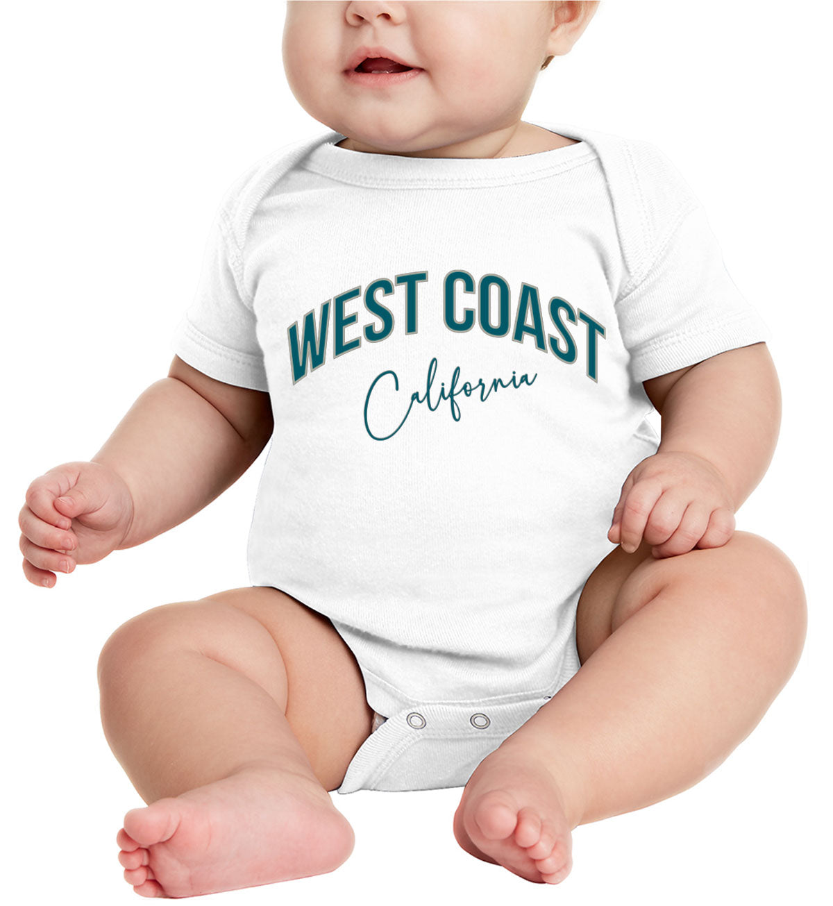 West Coast California Baby Onesie