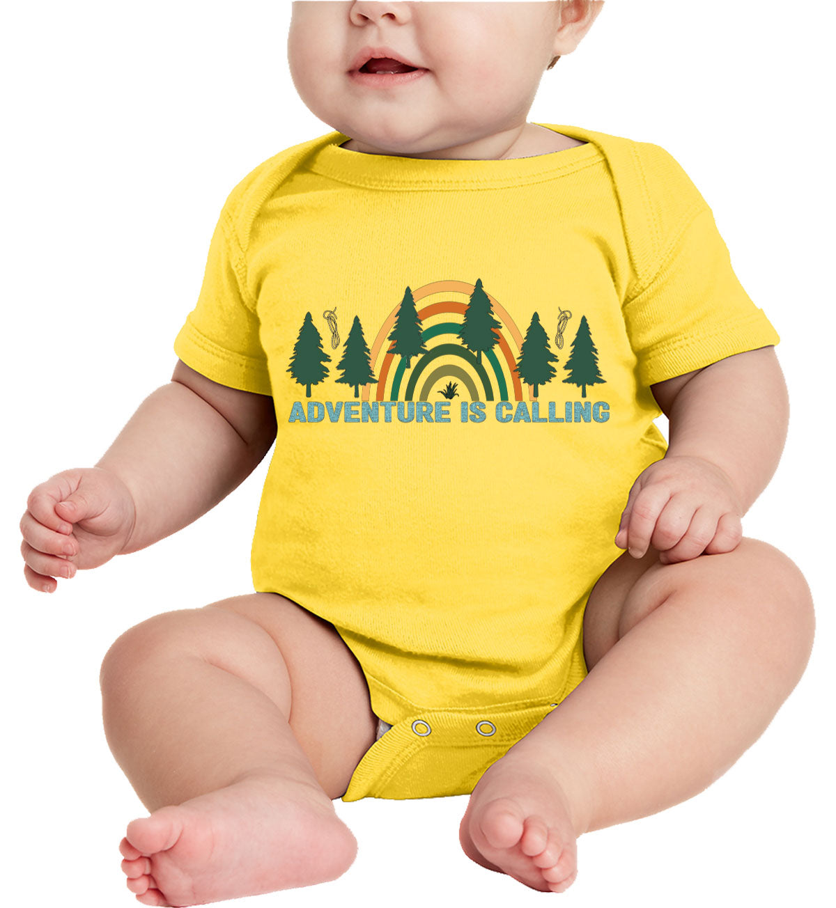 Adventure Is Calling Camp Baby Onesie