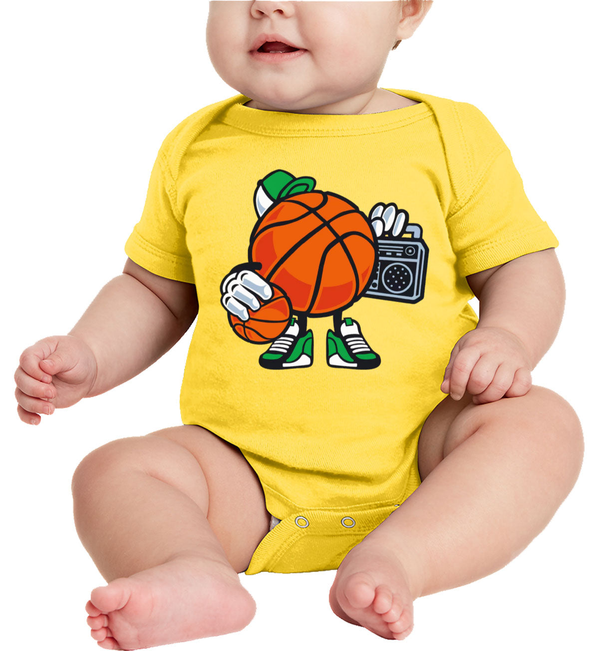 Cute Basketball Baby Onesie