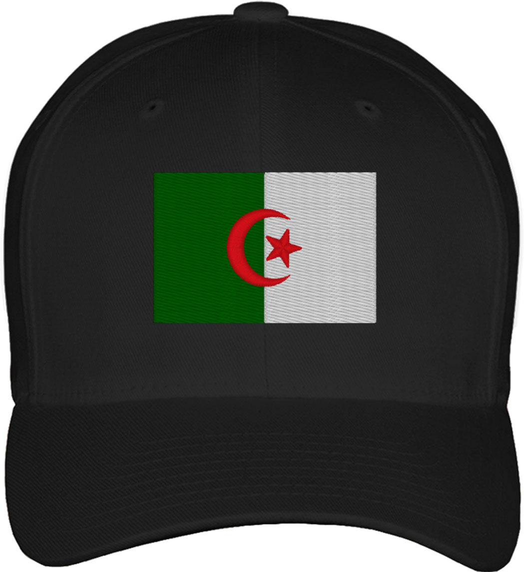 Algeria Flag Fitted Baseball Cap