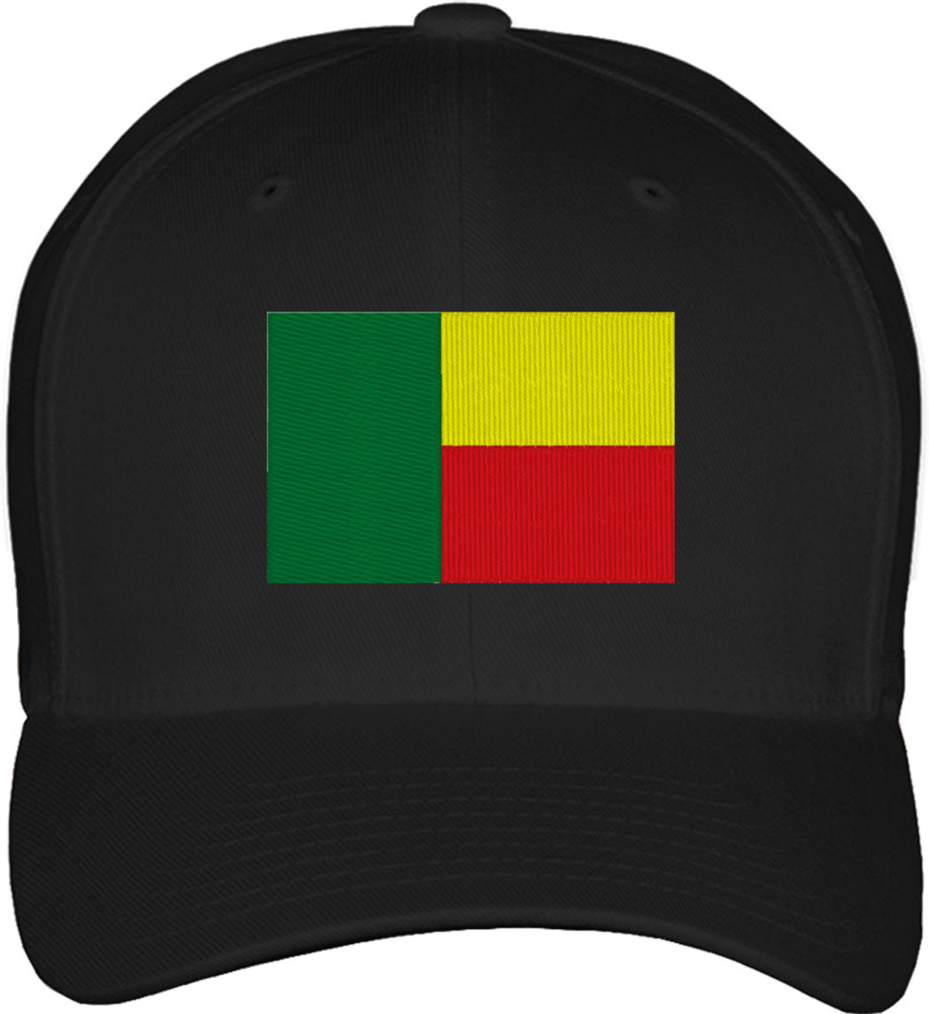 Benin Flag Fitted Baseball Cap