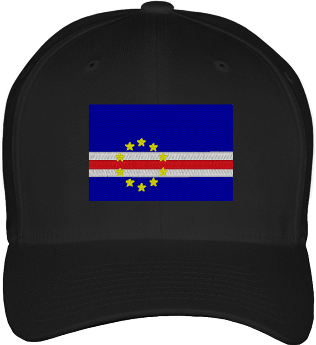 Cape Verde Flag Fitted Baseball Cap