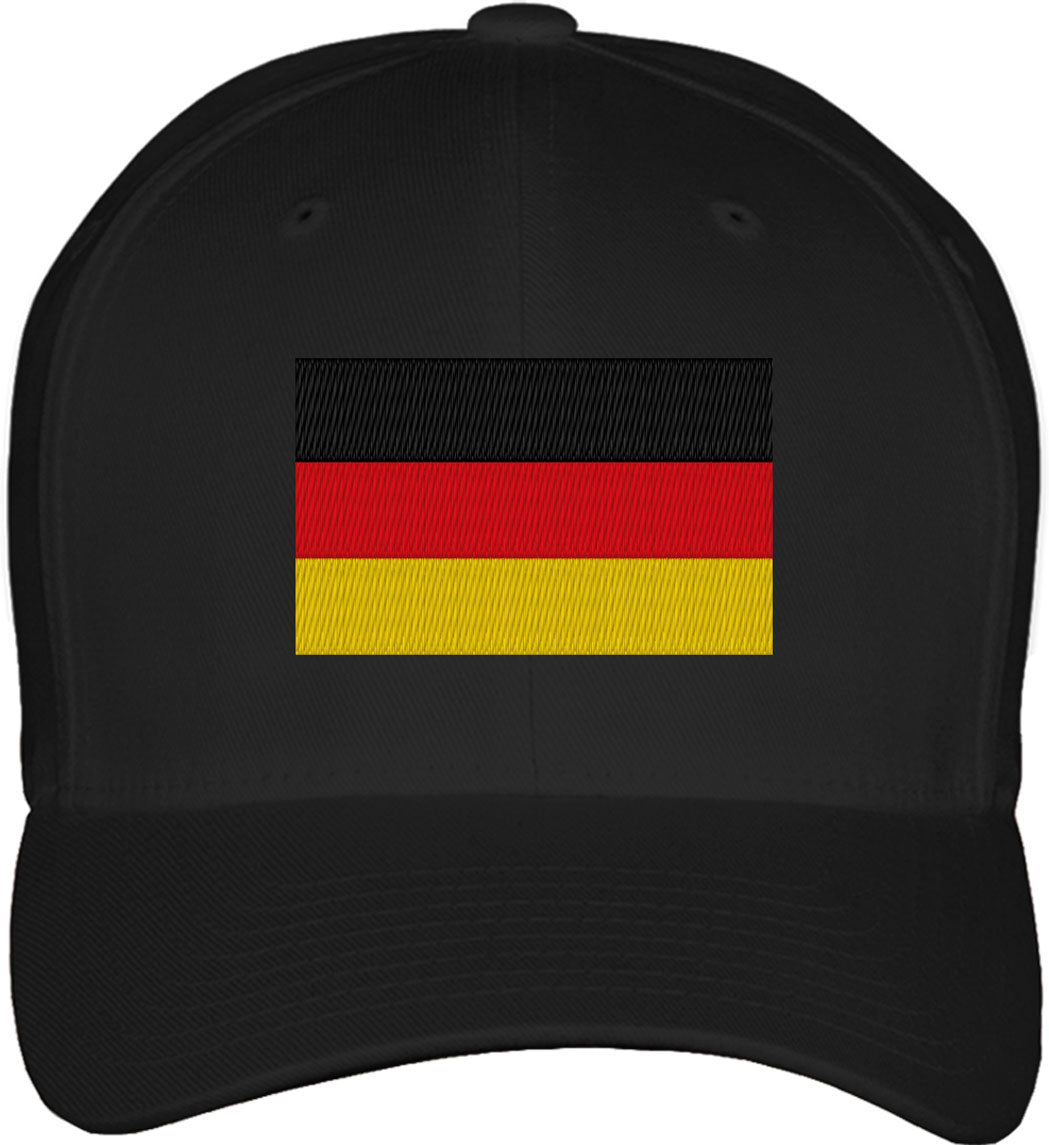 Germany Flag Fitted Baseball Cap