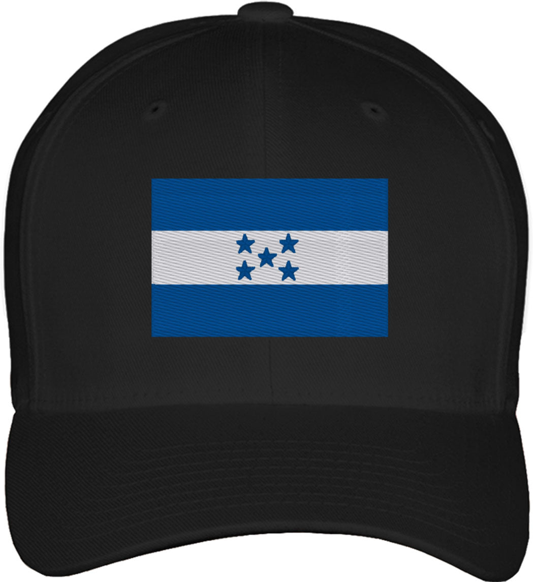 Honduras Flag Fitted Baseball Cap
