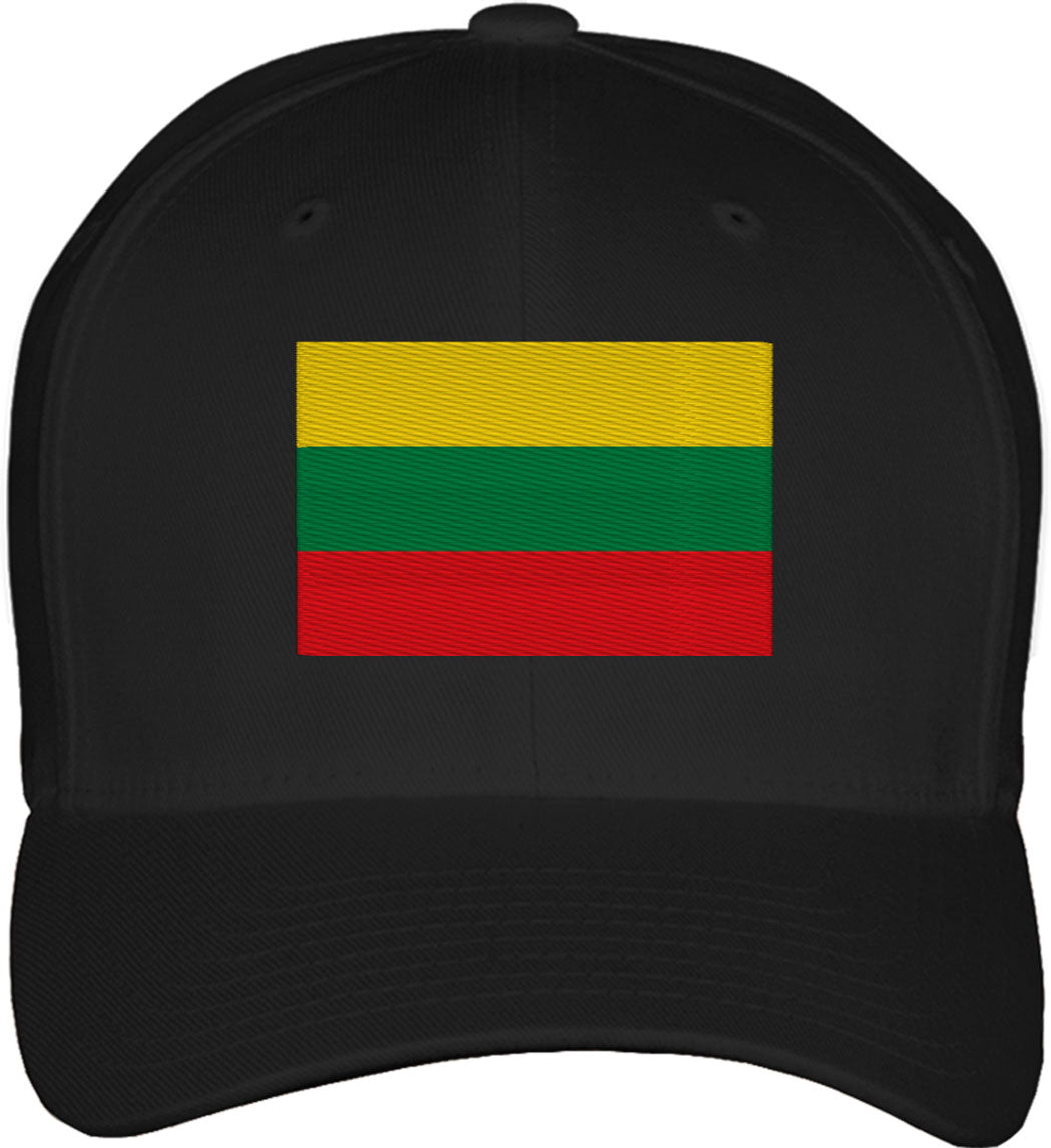 Lithuania Flag Fitted Baseball Cap
