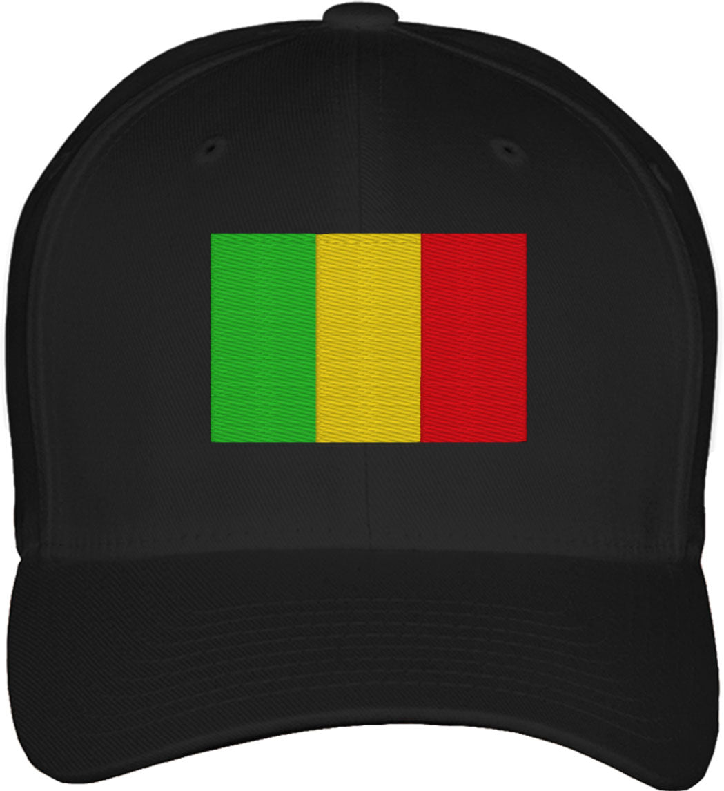 Mali Flag Fitted Baseball Cap