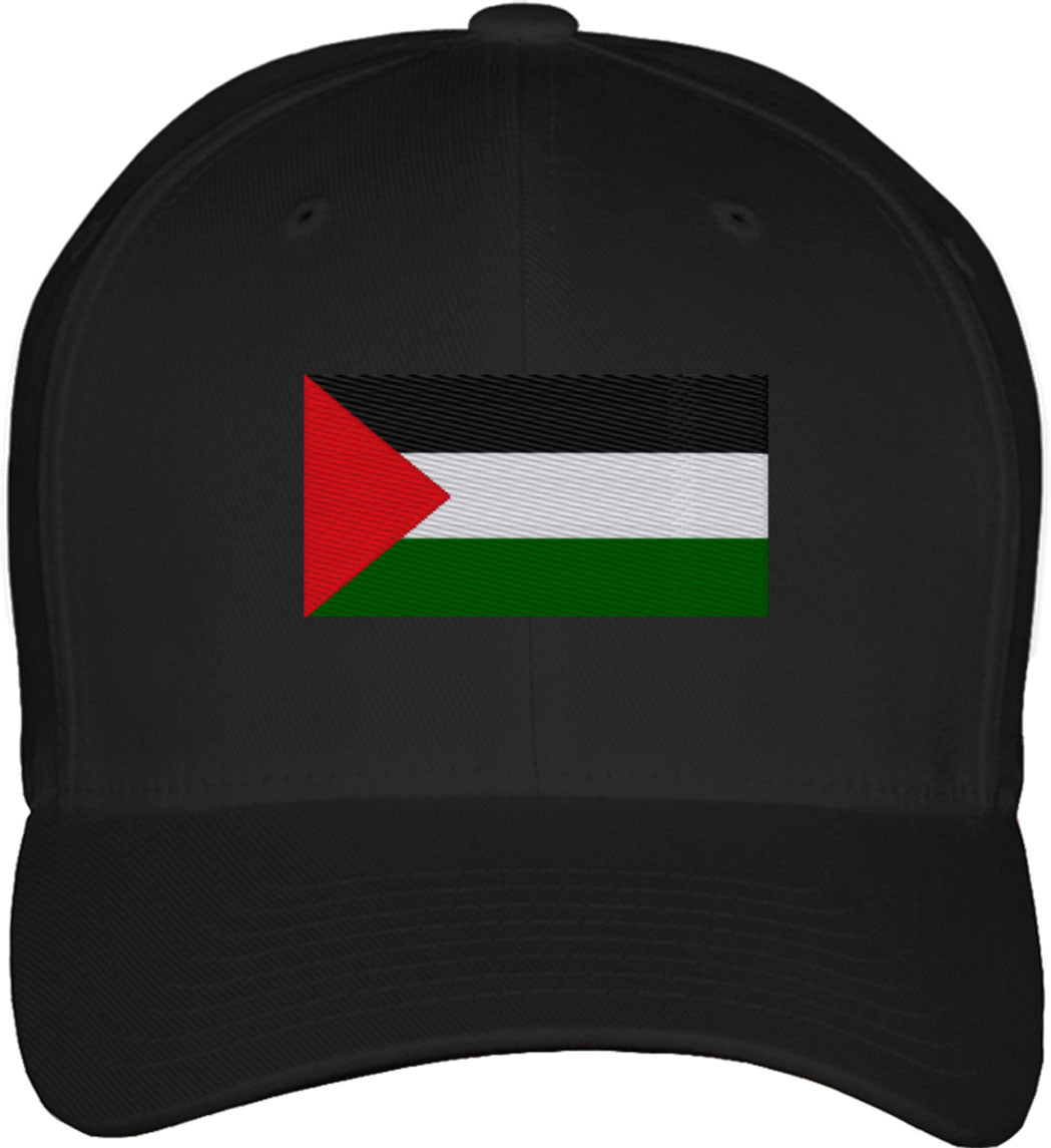 Palestine Flag Fitted Baseball Cap