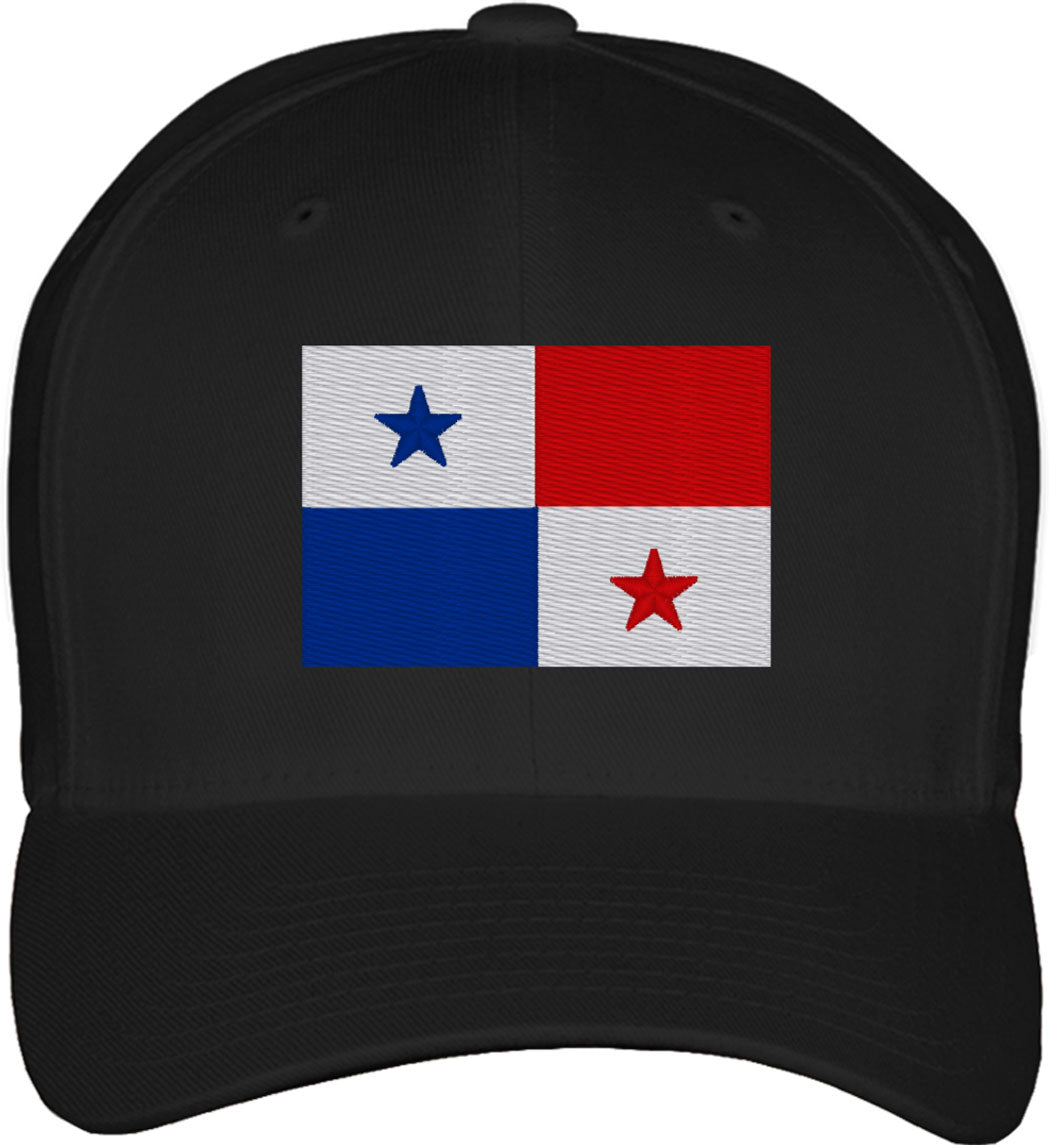 Panama Flag Fitted Baseball Cap
