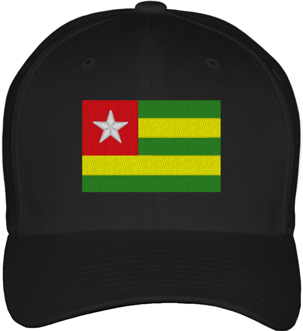 Togo Flag Fitted Baseball Cap