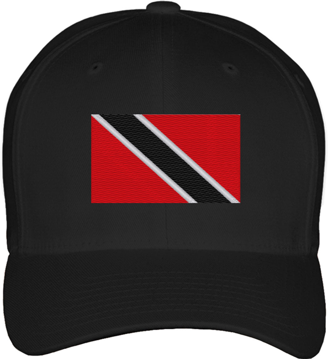 Trinidad And Tobago Flag Fitted Baseball Cap