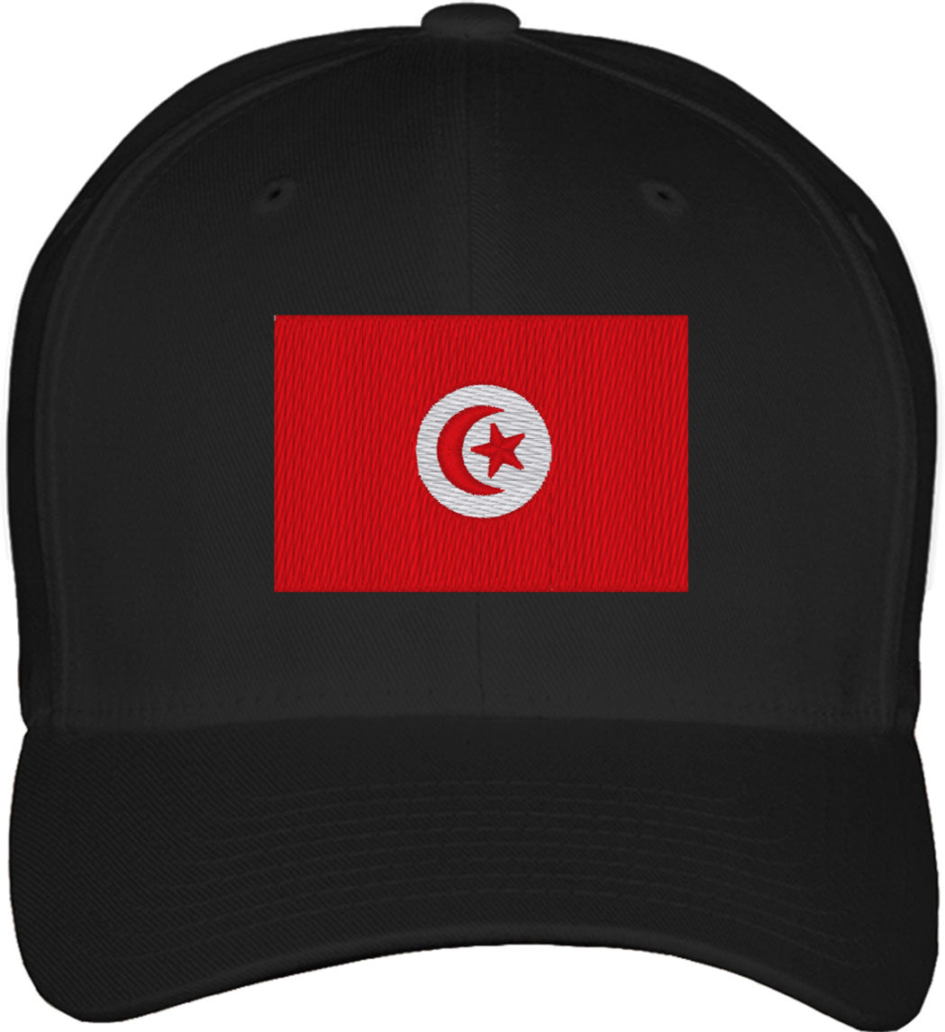 Tunisia Flag Fitted Baseball Cap
