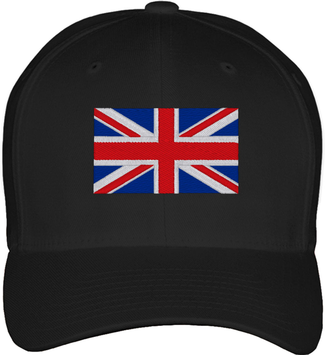 United Kingdom Flag Fitted Baseball Cap