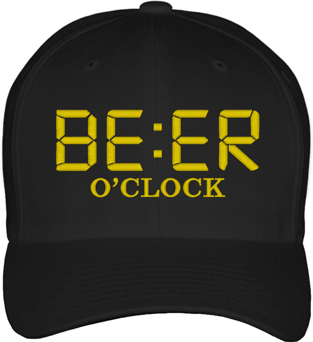 Beer O'Clock Fitted Baseball Cap