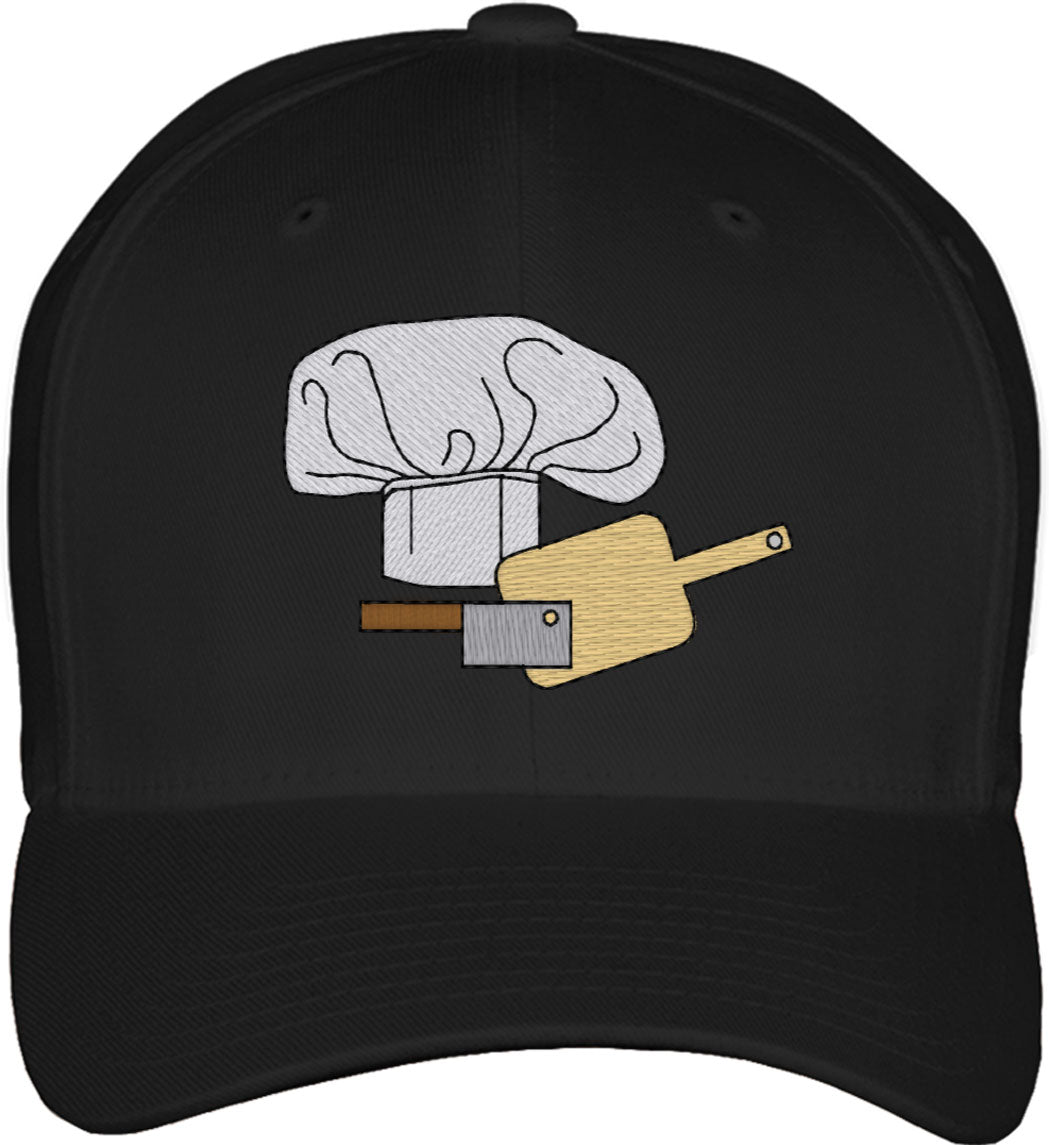 Chef Hat Fitted Baseball Cap