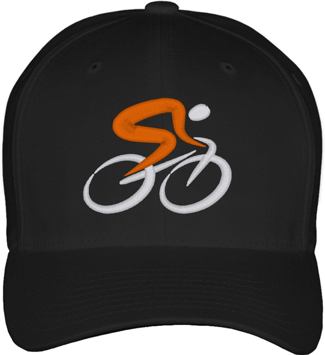 Cyclist Bicycle Biker Cycling Fitted Baseball Cap