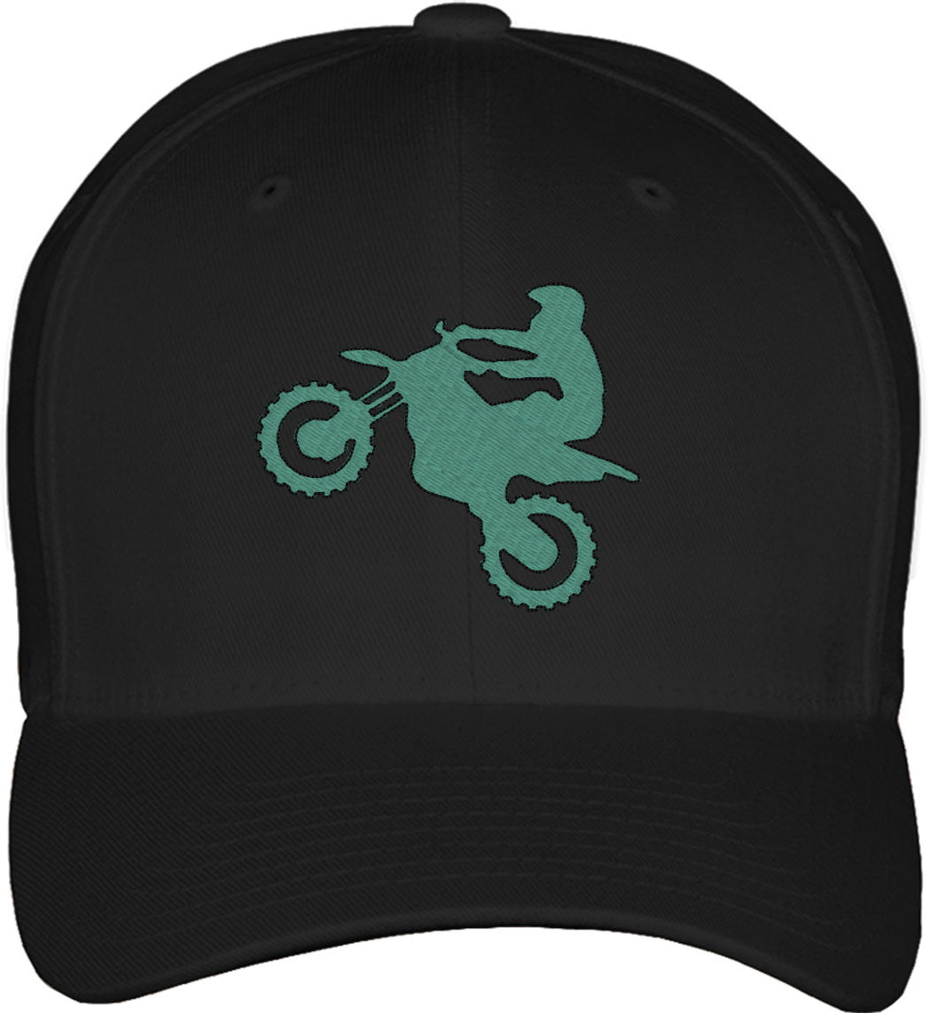 Dirt Bike Fitted Baseball Cap