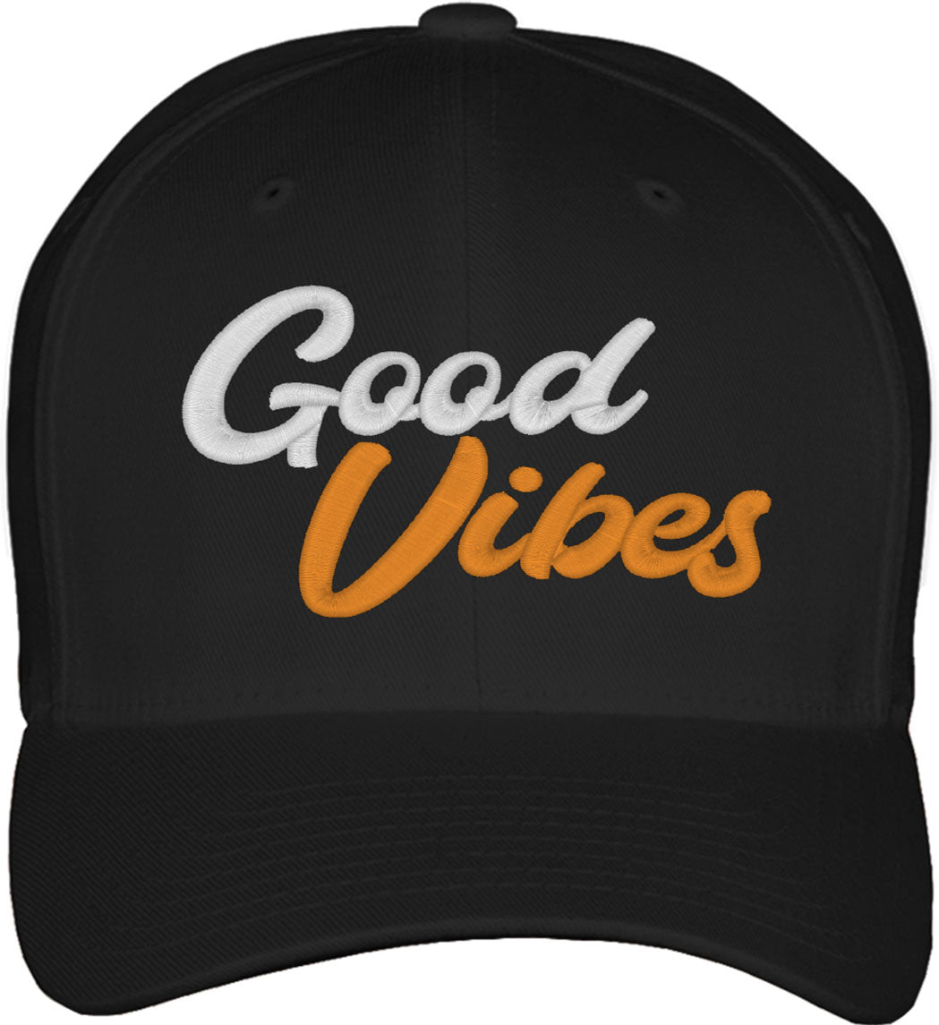 Good Vibes Fitted Baseball Cap