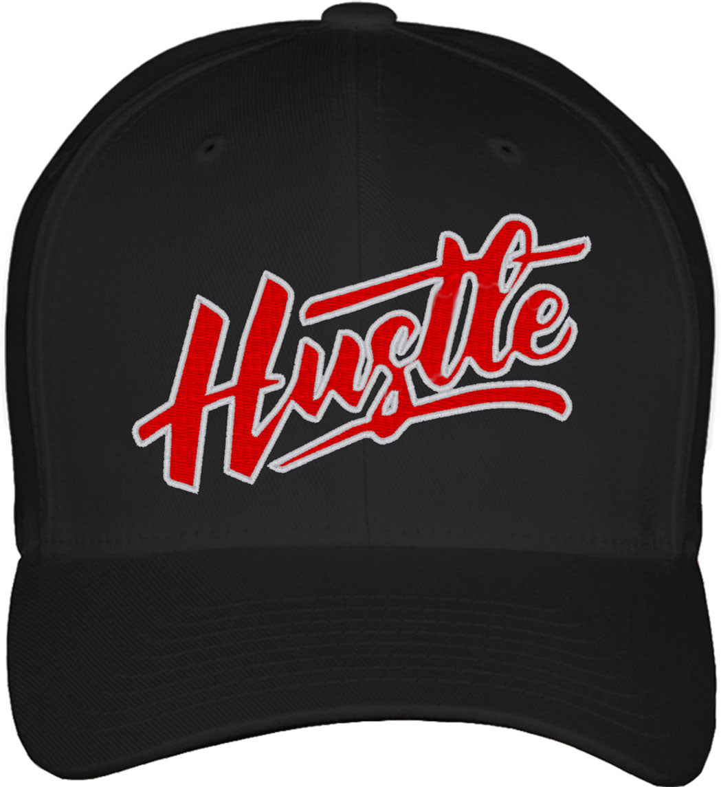 Hustle Fitted Baseball Cap