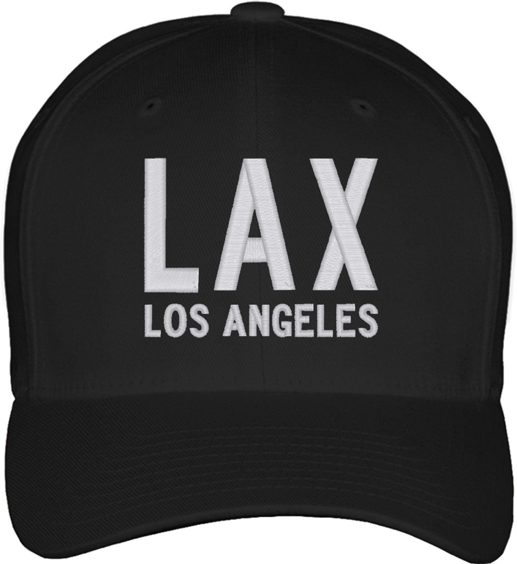 LAX Los Angeles Airport California Fitted Baseball Cap