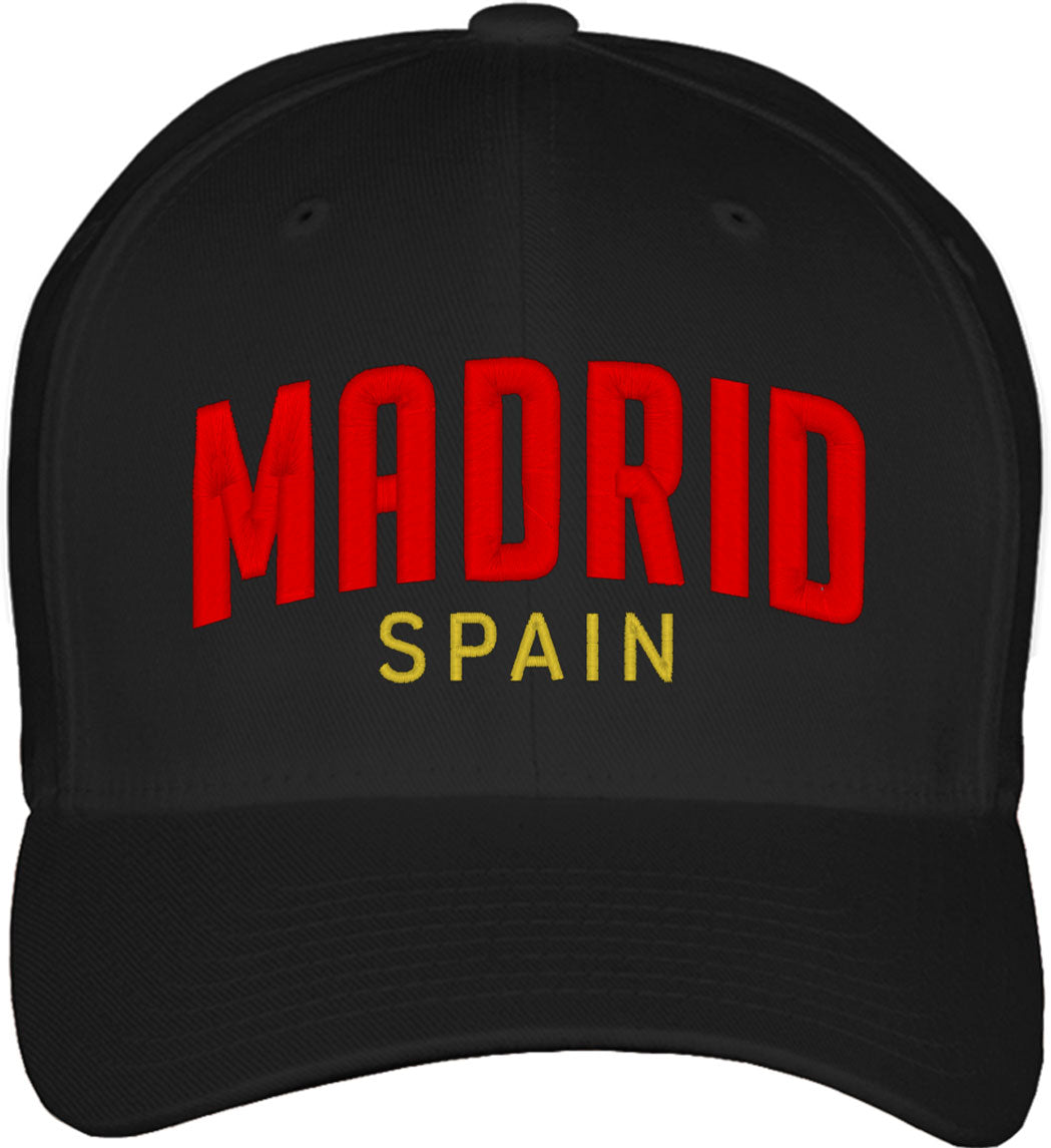 Madrid France Fitted Baseball Cap