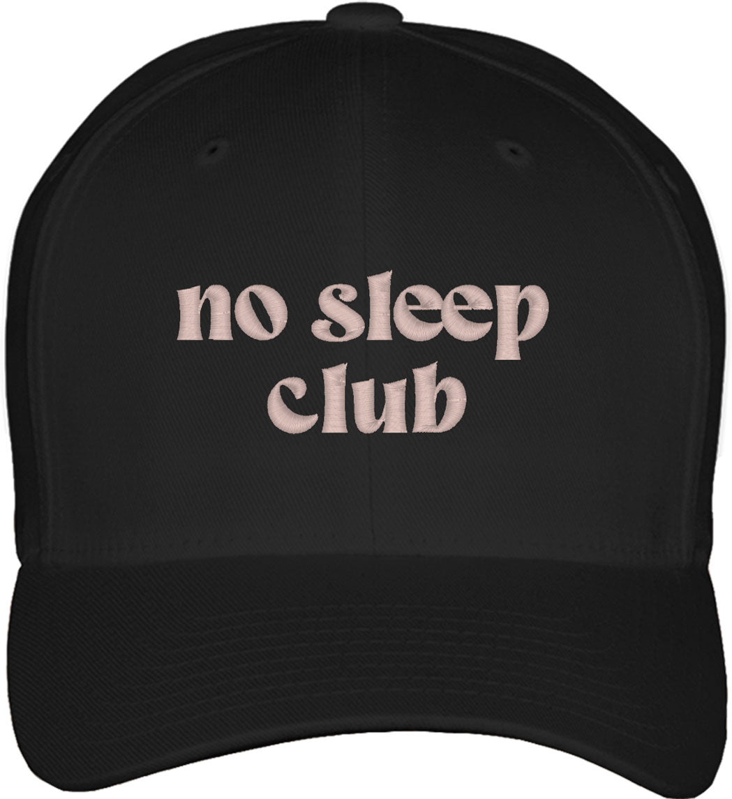 No Sleep Club Mother's Day Fitted Baseball Cap