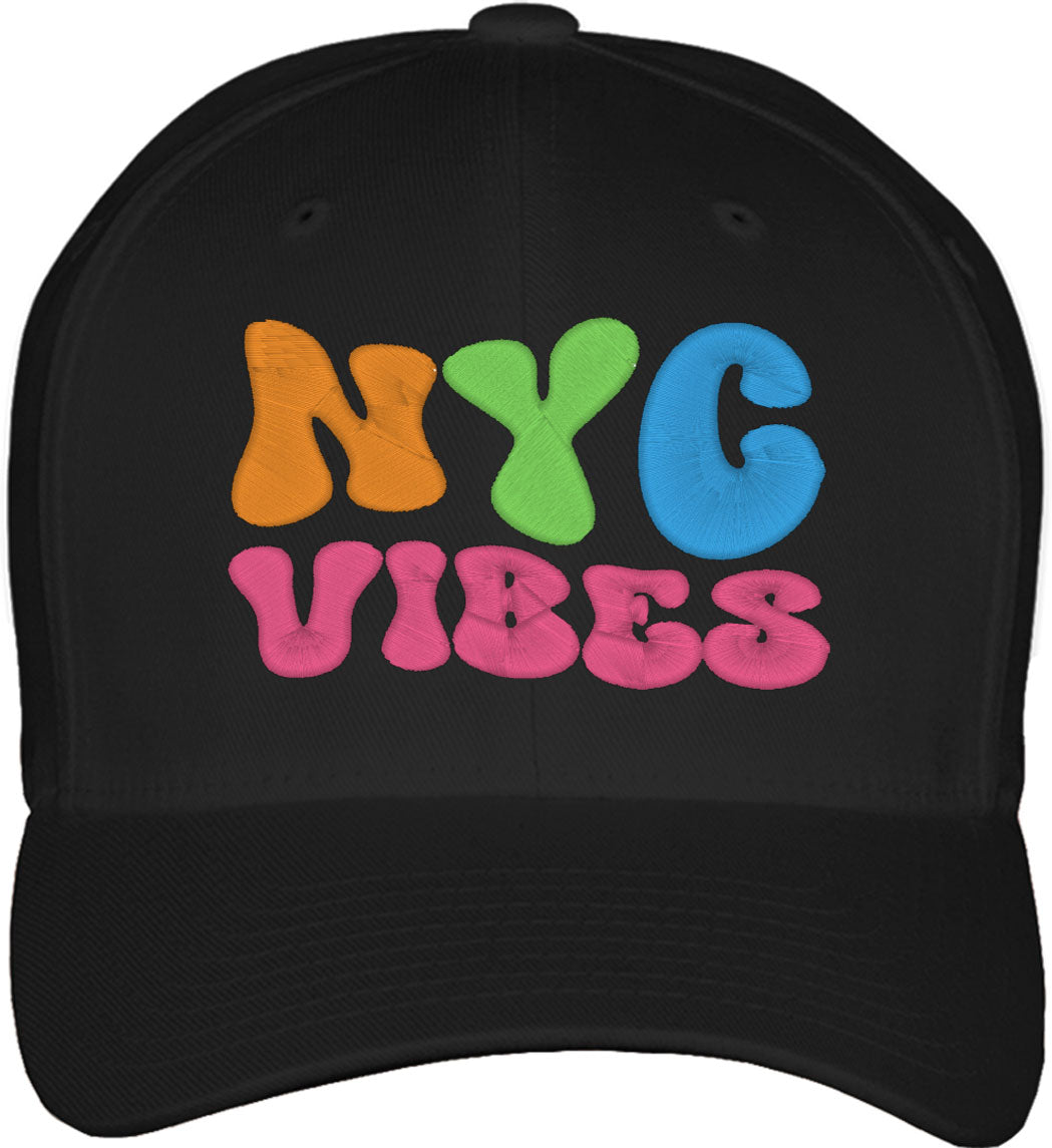 NYC Vibes New York City Fitted Baseball Cap