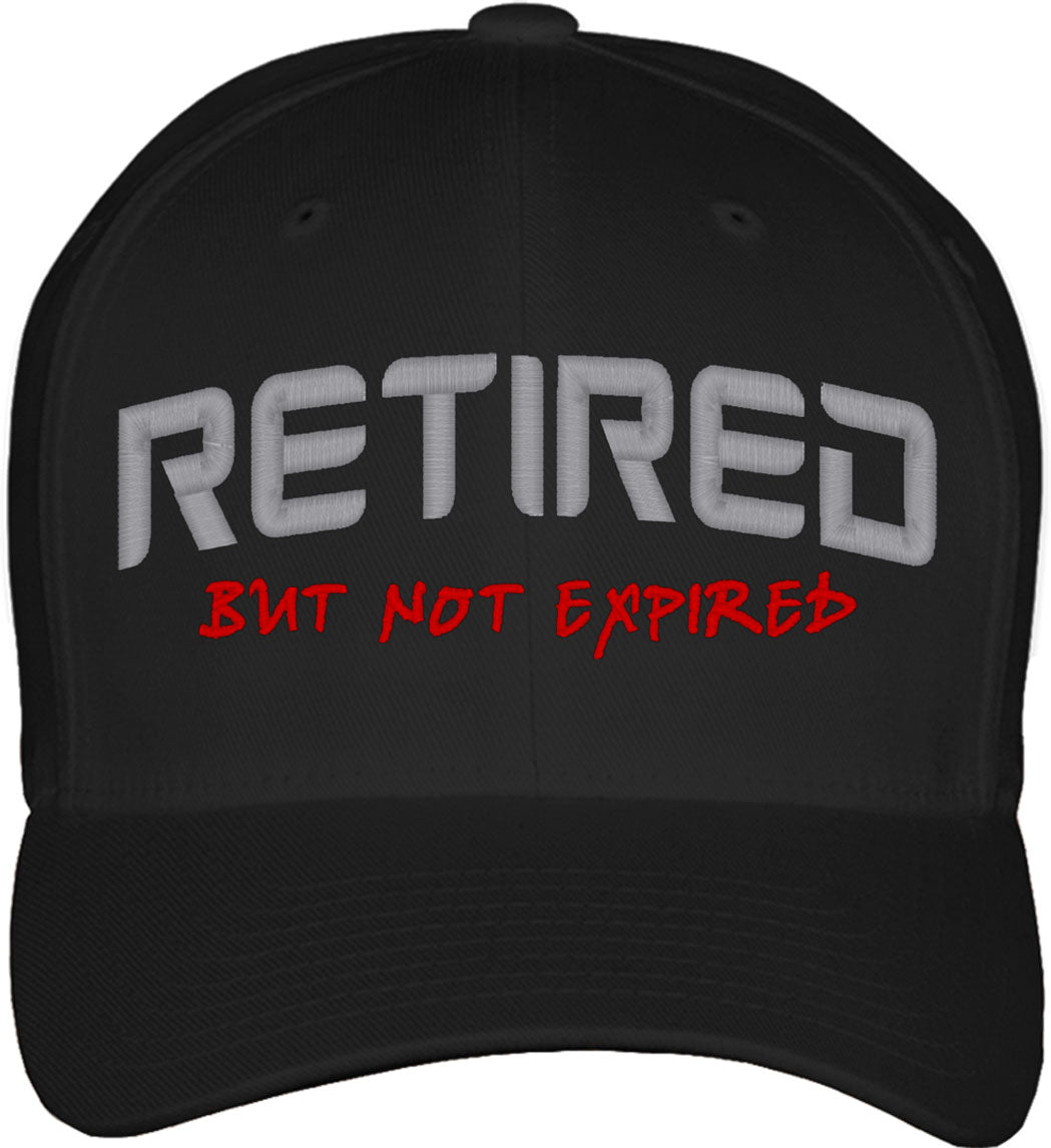 Retired But Not Expired Fitted Baseball Cap