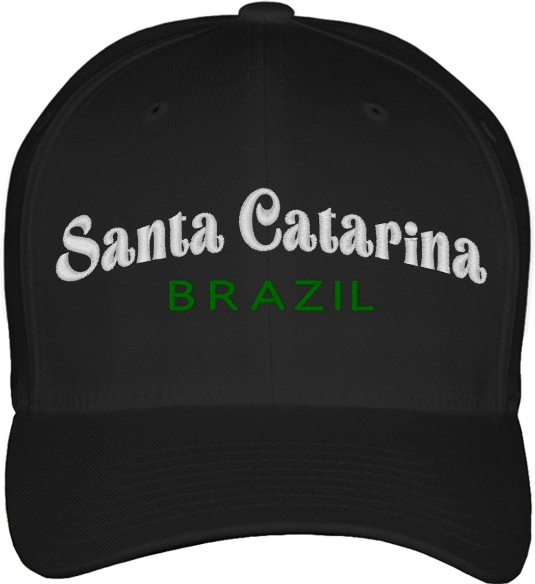 Santa Catarina Brazil Fitted Baseball Cap