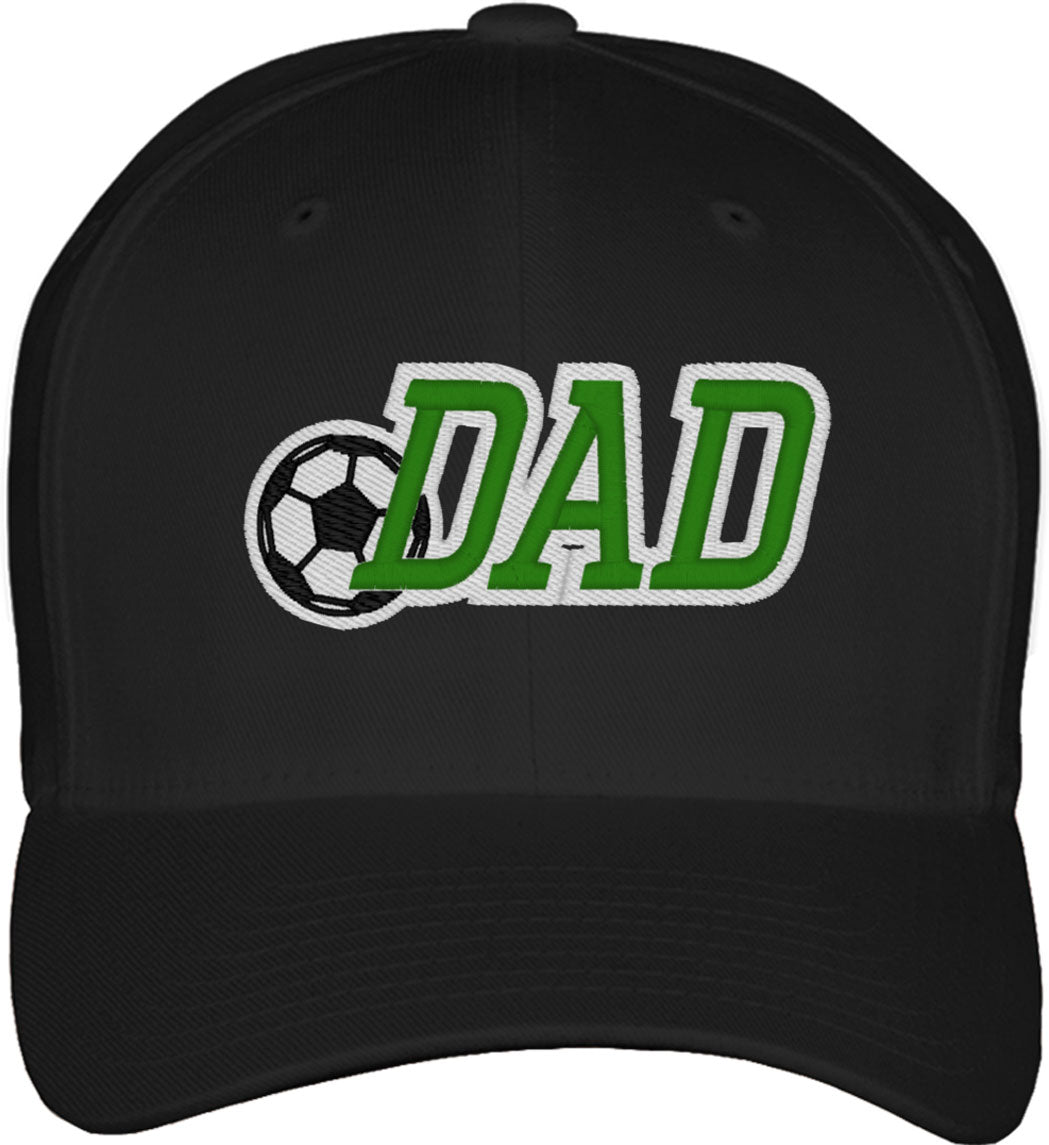 Soccer Dad Father's Day Fitted Baseball Cap
