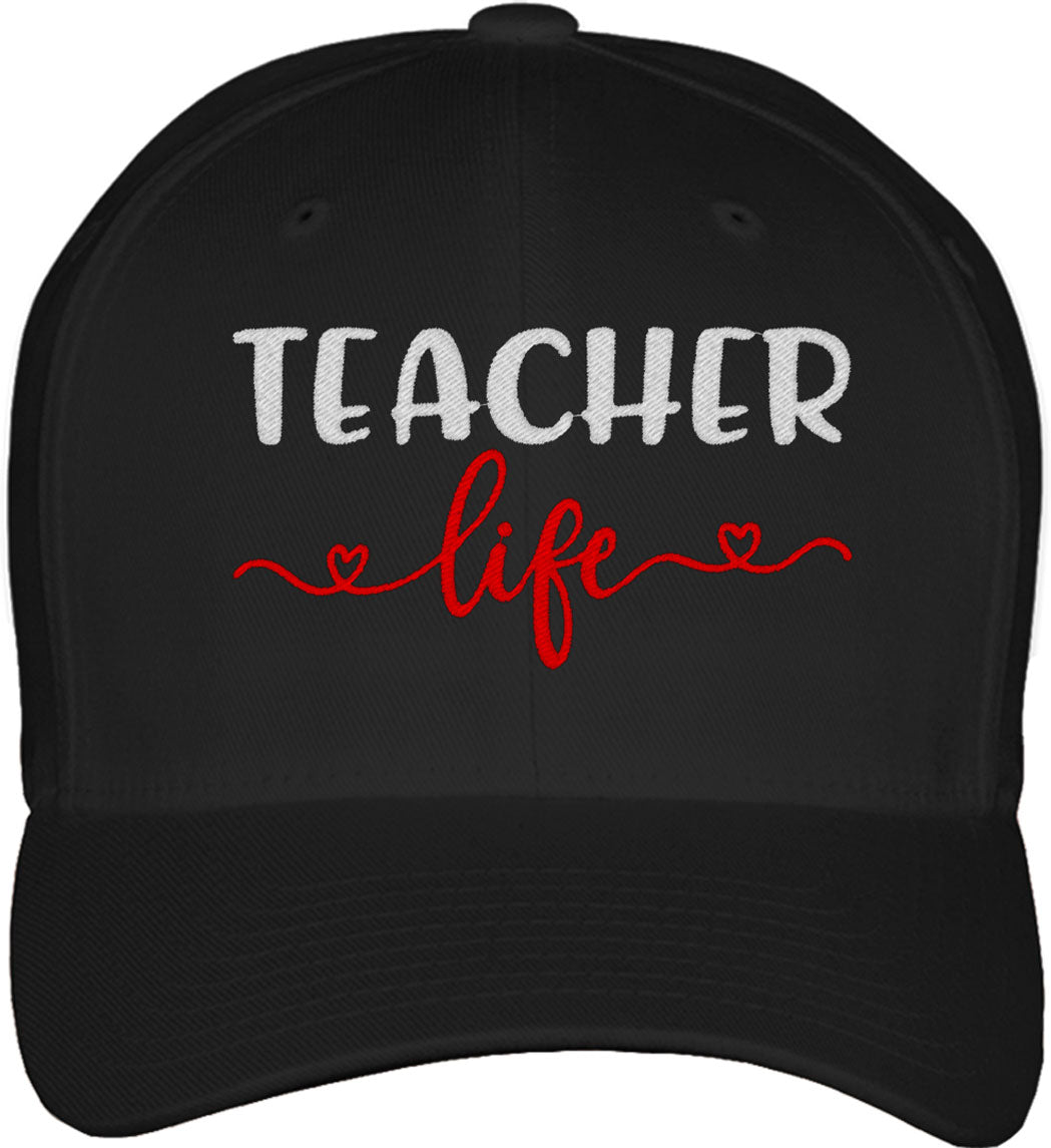 Teacher Life Fitted Baseball Cap