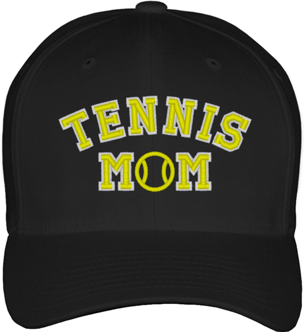 Tennis Mom Fitted Baseball Cap